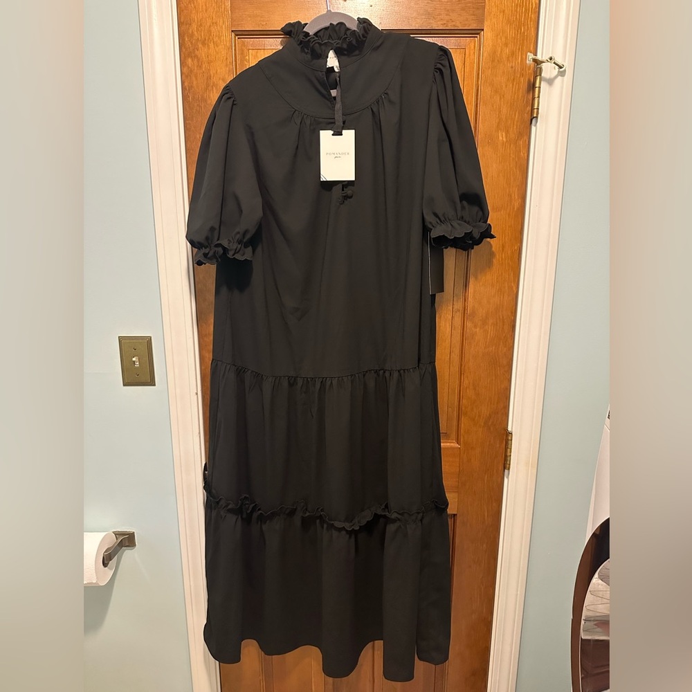 Black Selena Maxi Dress, Pomander Place/ Tuckernuck, XXL, Brand New with tags - Picture 2 of 3